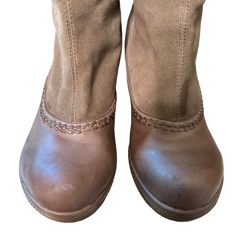 Jambu | Riviera Leather and Suede Clog Boot Size 8.5 - Picture 8 of 16